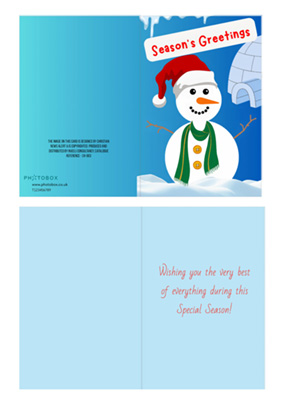 Snowman (Pack of 10)